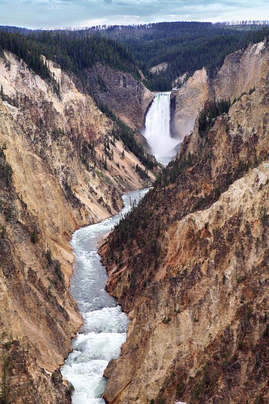 13.JPG - Lowwer Yellowstone Falls from Artisin Point - Yellowstone National Park