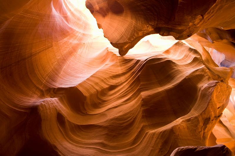 IMG_6874.jpg - Looking straight up in Upper Antelope Canyon - Page, AZ